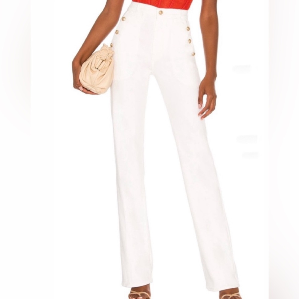 NWT Welt & Button 7 for All Mankind Jeans - Size 28 - White